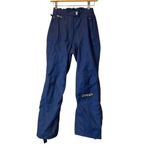 Spyder Size 4 Women's Ski Pants Snowboard Navy Blue Thinsulate XT.L 10000